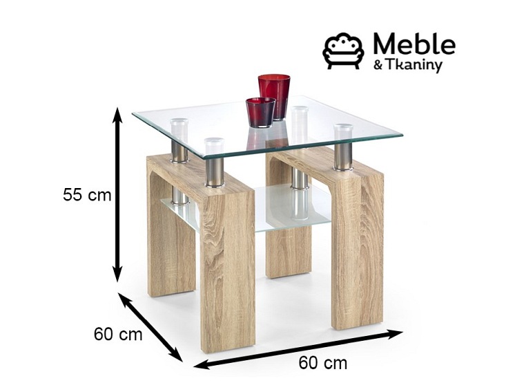 Ława DIANA H KWADRAT Dąb Sonoma