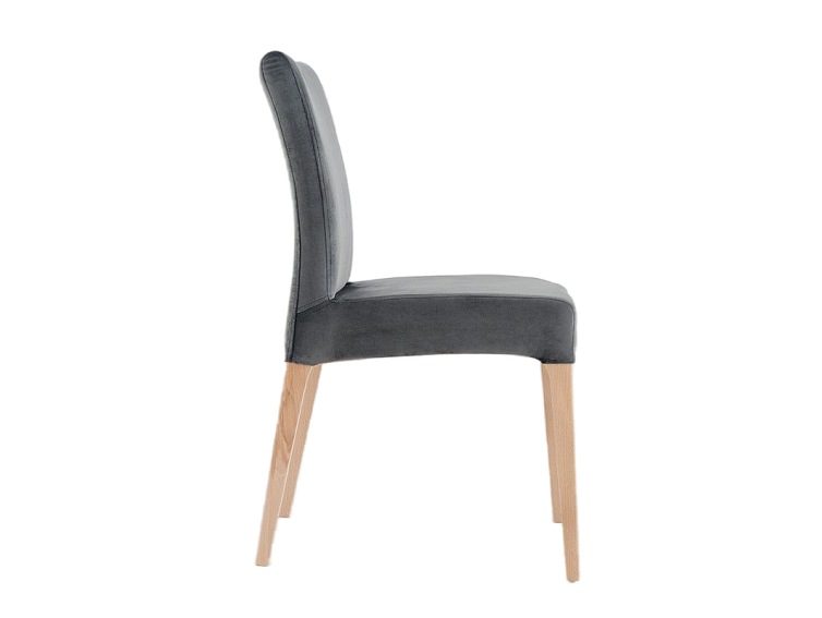 Krzesło Diana 45x58x93 Szary Bez/Naturalny