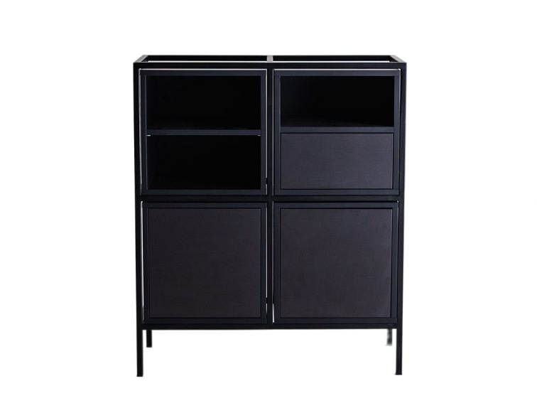 Regał Skap Black 2R2 Mix 40x88x102 Czarny