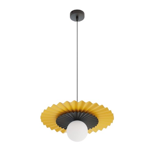 Lampa Wisząca UMBRA 1 Czarny/Pomarańczowy