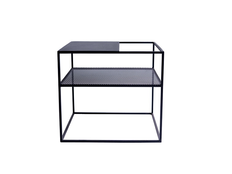 Stół Kawowy Matrix Metal 50x50 Czarny