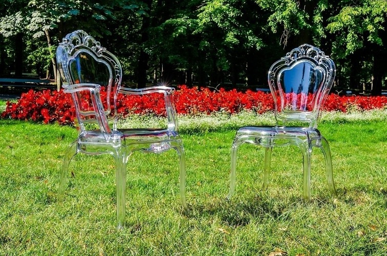 Krzesło KING Transparentne/Poliwęglan