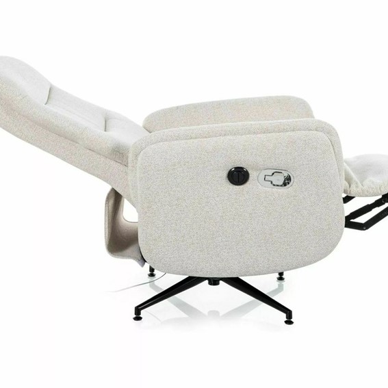 Fotel Rozkładany NESTOR RAVEN Jasny Beż