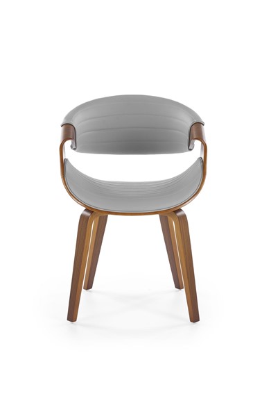 Krzesło K544 Popielaty/Orzechowy