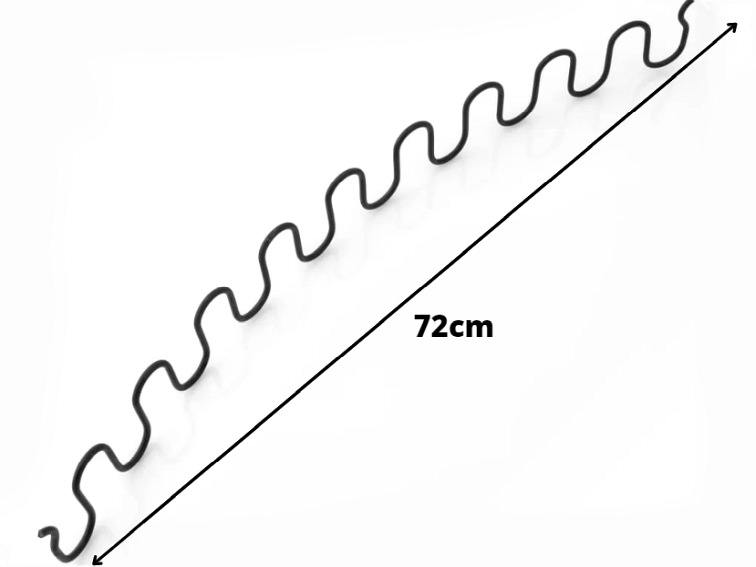 Sprężyna Falista 720mm 25 szt.