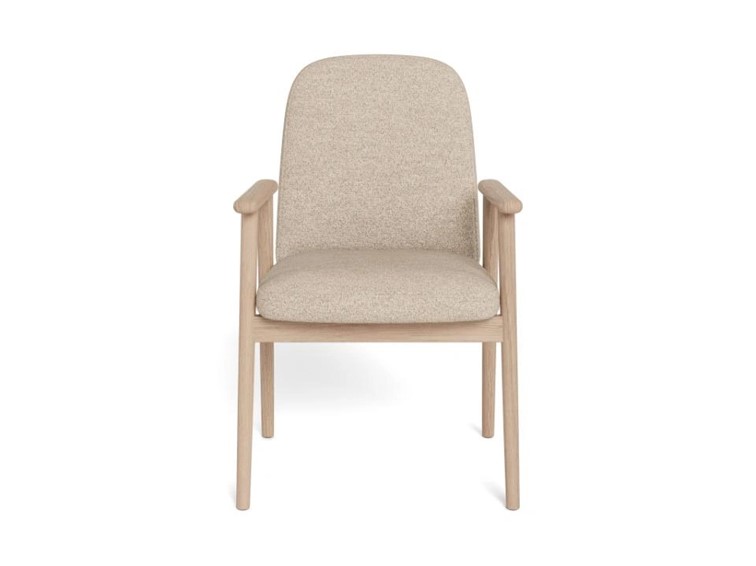 Krzesło CALVIN Beżowy/Dąb Bielony