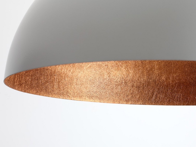 Lampa wisząca LORD 90 – miedziano-biały