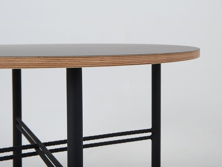 Stół Kawowy PENTO 80 Czarny/Naturalny