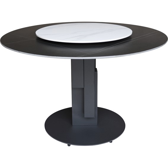 Stół MODIG M21 fi120 Czarny/Biały