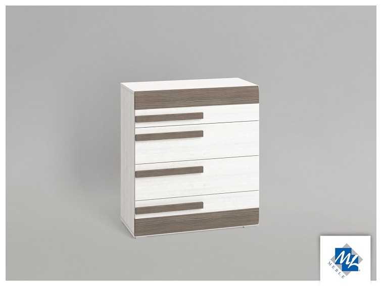 Komoda BLANCO 08 Sosna Śnieżna