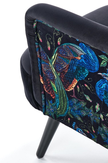 Fotel Wypoczynkowy PAGONI Czarny