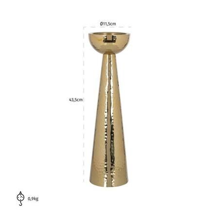 Świecznik LIZZ L Złoty