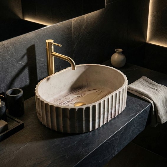 Umywalka Nablatowa MARGARET Imitacja Kamienia