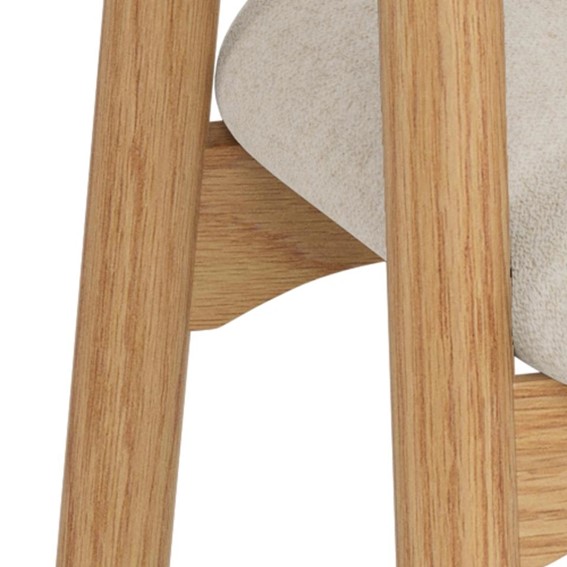 Krzesło ADDI Beżowy/Dąb Naturalny