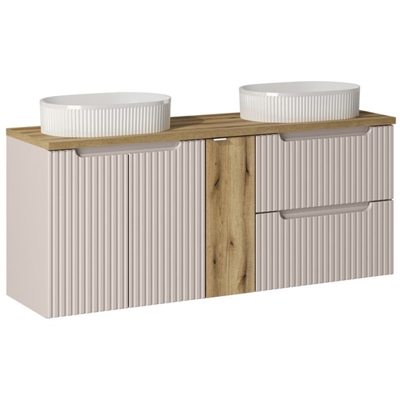 Zestaw Meblowy BEYOND 140cm Dąb Coast Evoke/Kaszmirowy Mat