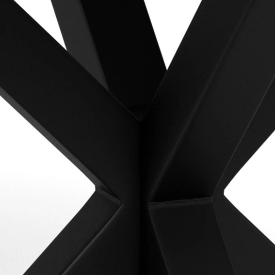 Stół HEAVEN fi119 Dąb Naturalny/Czarny