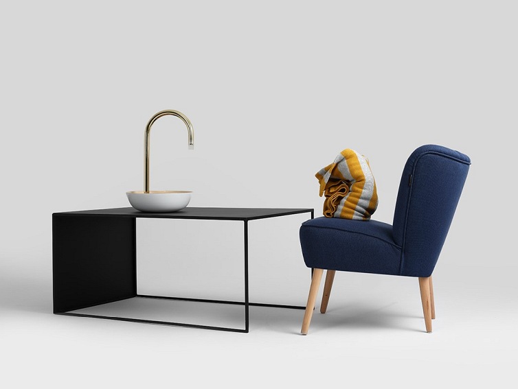 Stół kawowy 2 WALL METAL 100×60