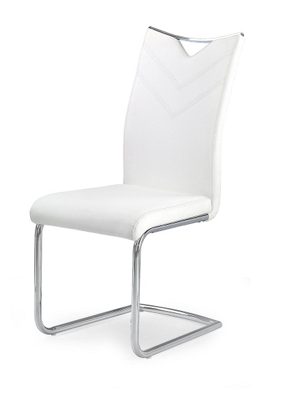 Krzesło K224 Chrom/Biały Ekoskóra