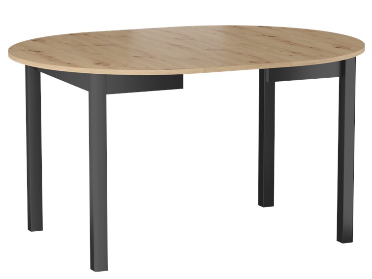 Stół Rozkładany ST5-FX (102-144)x102 Dąb Artisan/Czarny