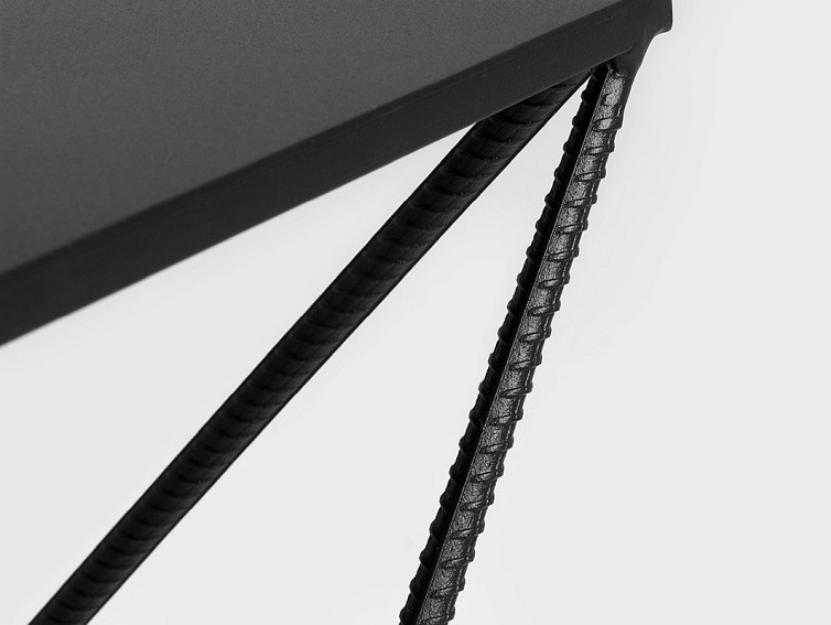 Stolik Kawowy DARYL METAL 80 Czarny