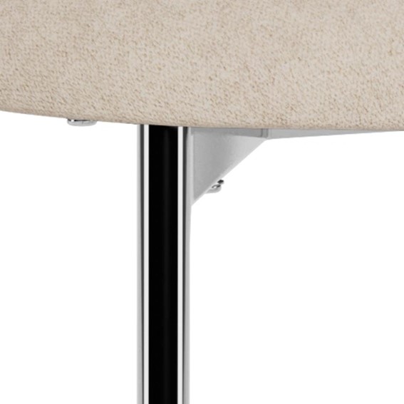 Krzesło LYRIC Beżowy/Chrom