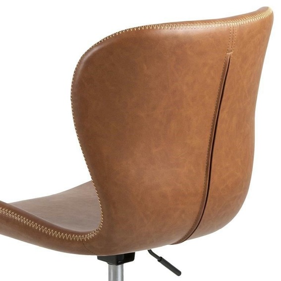 Fotel Biurowy BATILDA PU Brandy