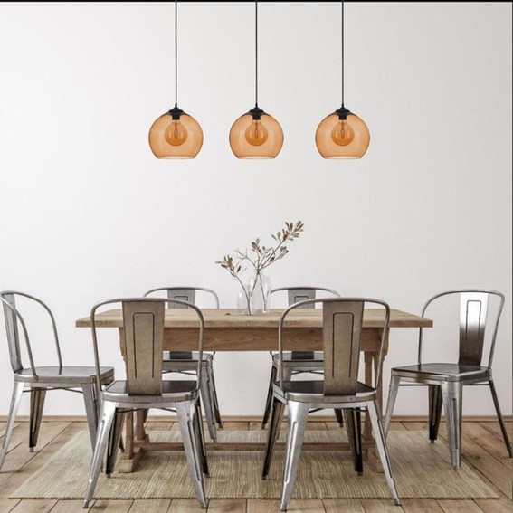 Listwa Wisząca MADEIRA 3 Czarny/Brązowy