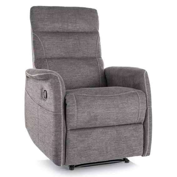 Fotel Rozkładany SOLON M Brego Ciemny Szary/Czarny