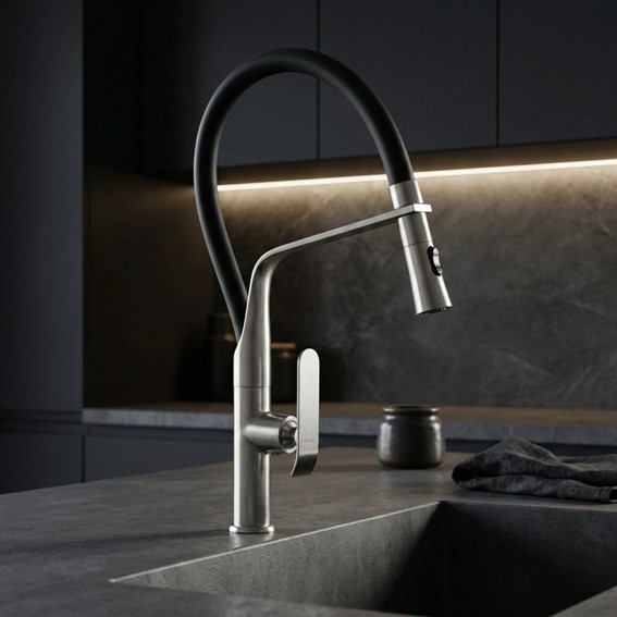 Bateria Kuchenna CASTOR Nikiel Szczotkowany