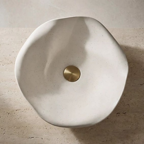 Umywalka Nablatowa HM-35B Beżowy