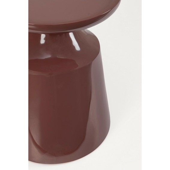 Stolik Kawowy OTILIA Fi40cm Czerwony