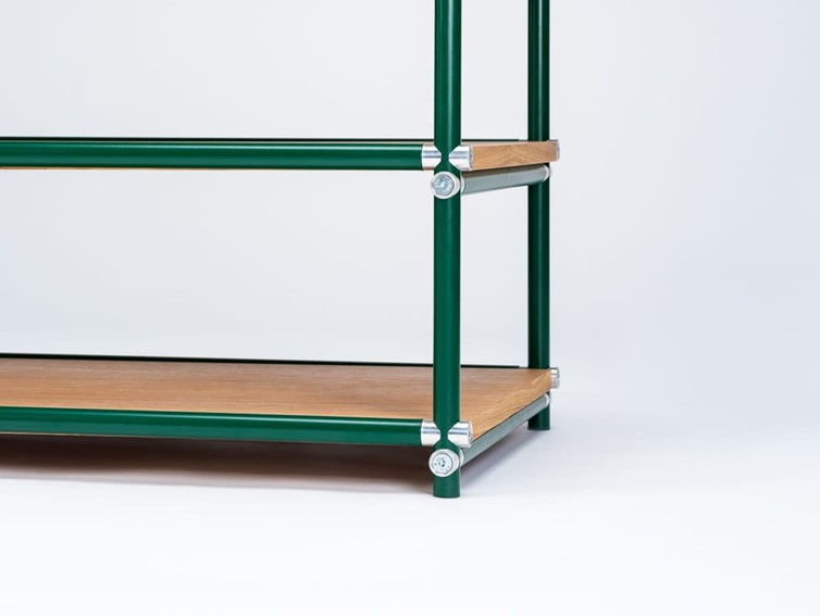 Konsola SKARDU H3 FLEX Dąb/Zielony