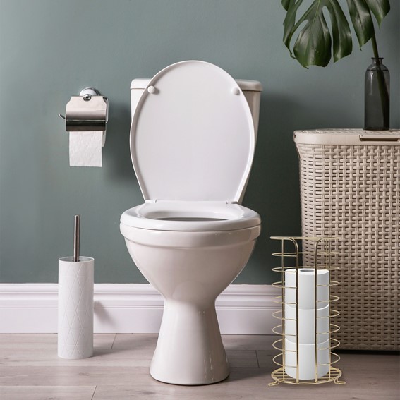 Stojak na Papier Toaletowy P11899 Złoty