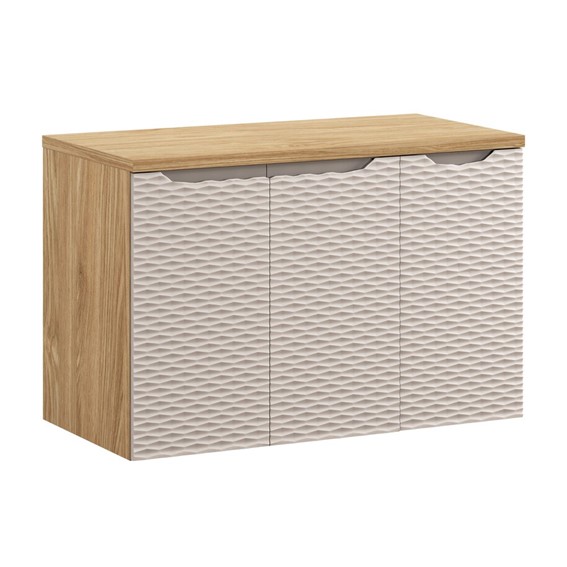 Zestaw Meblowy 90cm Beż/Dąb Olejowany