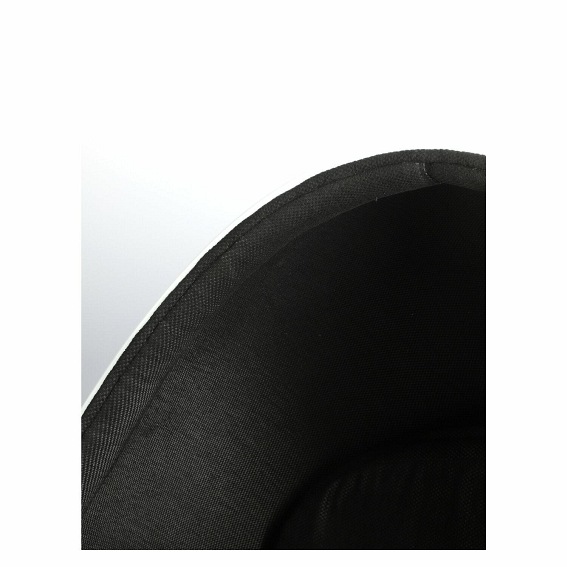 Fotel OVALIA CHAIR Biało-Czarny