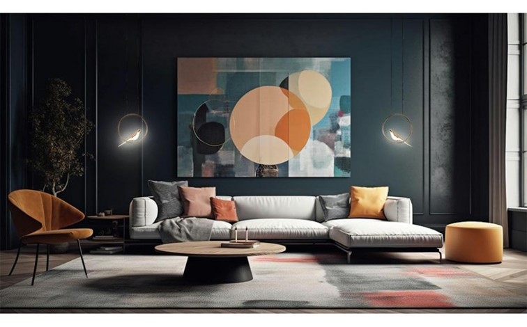 Lampa Wisząca BIRD Złoty/Biały