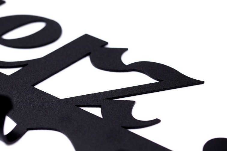 Wieszak Ścienny Rozbierz się 4x60x16 Czarny