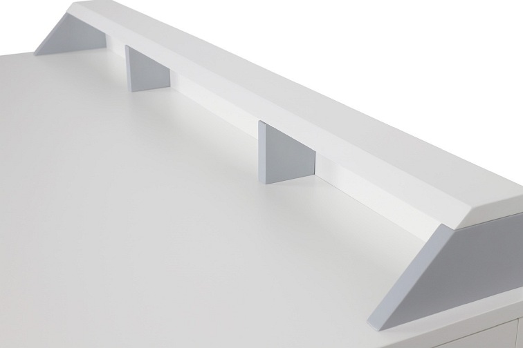 Biurko Skans 55x120x84 Biały/Dąb