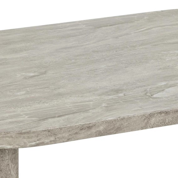 Stolik SOLANO 100x75 Szary/Marmur