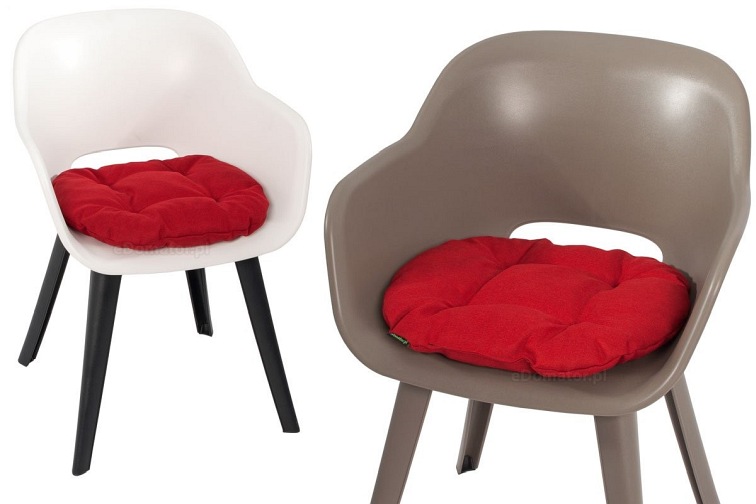 Poduszka na Krzesło KAMILA 40cm Czerwony