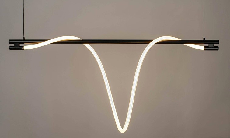 Lampa Wisząca SERPIENTE 120 Czarny