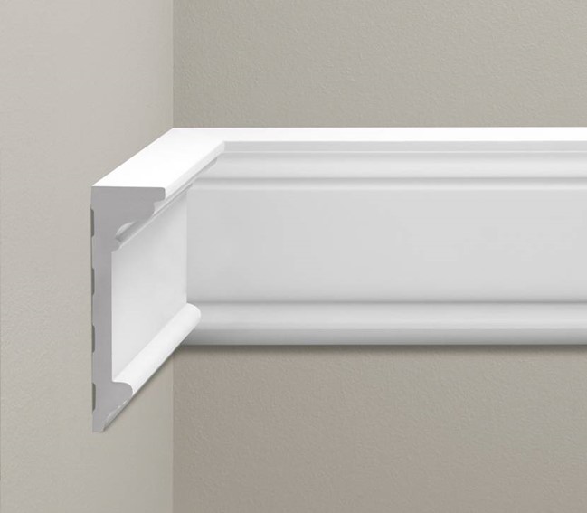 Listwa Naścienna Gładka LNG-06 240 cm Biały