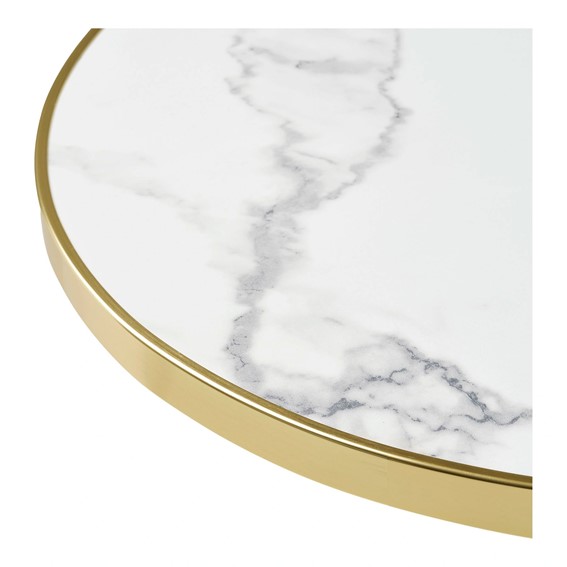 Stół Bistro HOUSE NORDIC fi60 Biały Marmur