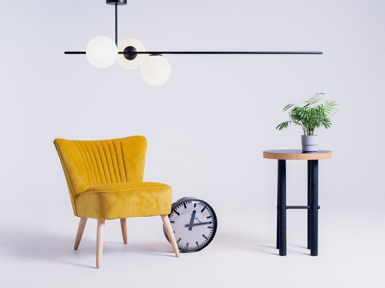 Lampa Wisząca Bobler Horizontal 17x150x50 Czarny