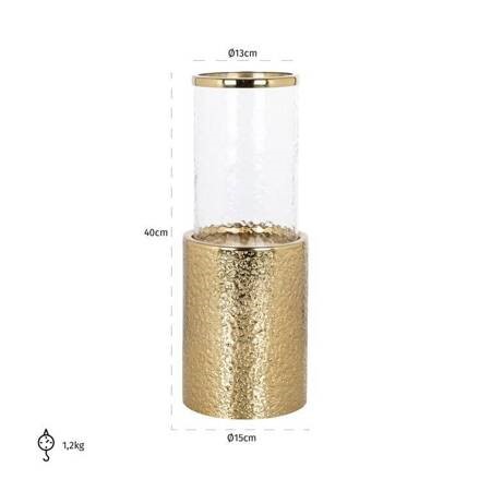 Świecznik MARLOU L Złoty