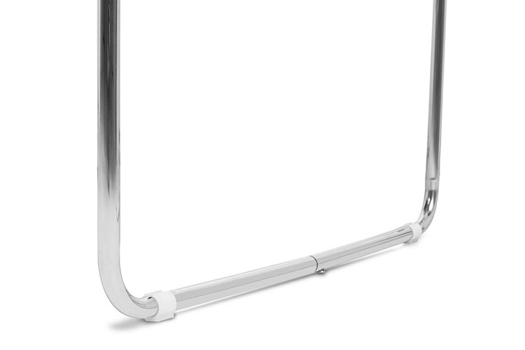 Fotel IVAN Biały/Chrom