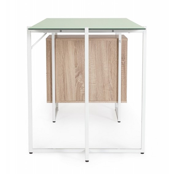 Biurko THOMAS Biały/Naturalny