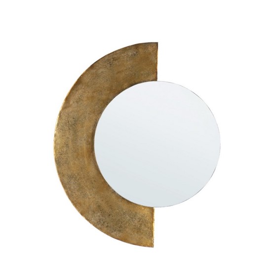 Lustro Ścienne NAMITA 38,5x47,5 cm Złoty