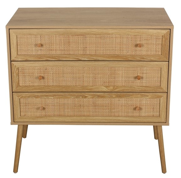 Komoda BALLO 3 Szuflady Naturalny