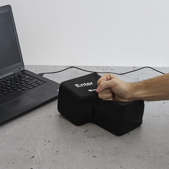 Klawisz Enter Antystresowy Czarny